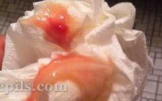 Кровь при беременности после ПА