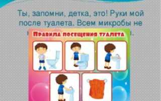 Капельки после посещения туалета