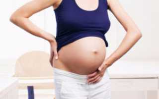 Боли в спине и животе на 36 неделе беременности