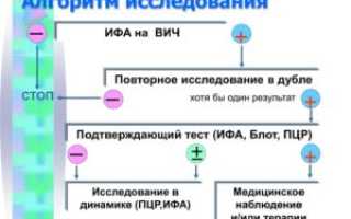 Какие стадии показывет ИФА на ВИЧ