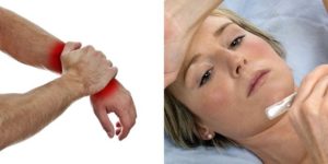 Боль при надавливании на кожу